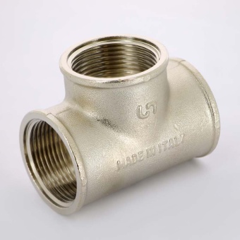 Тройник В никелированный UNI-FITT 1"1/4