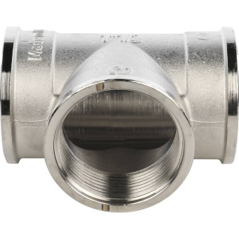 STOUT Тройник ВВ никелированный 1"1/2