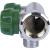 STOUT SMB-6849-341202 STOUT Коллектор регулирующий 3/4", 2 отвода 1/2" плоское уплотнение