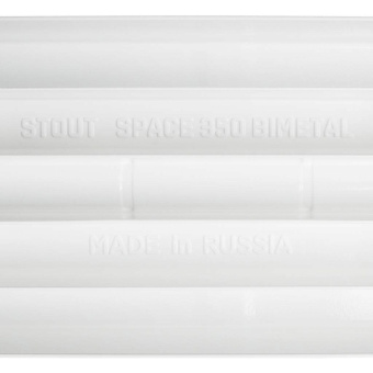 STOUT Space 350 12 секций радиатор биметаллический боковое подключение RAL9016