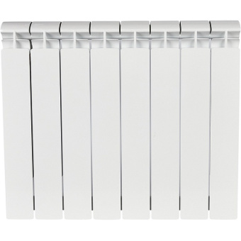 ALPHA 500 8 секций радиатор биметаллический боковое подключение (белый RAL 9016)