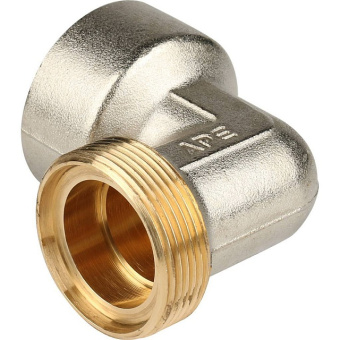 STOUT Угольник-переходник с внутренней резьбой 1"x26 для металлопластиковых труб винтовой