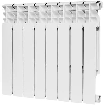 ROMMER Plus BM 500 Plus BM 500 8 секций радиатор биметаллический (RAL9016)