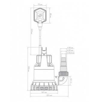 Дренажный насос Джилекс Дренажник 85/6