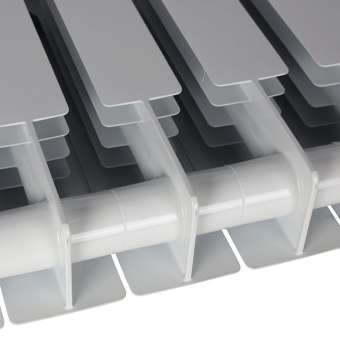 ALPHA 350 10 секций радиатор биметаллический боковое подключение (белый RAL 9016)