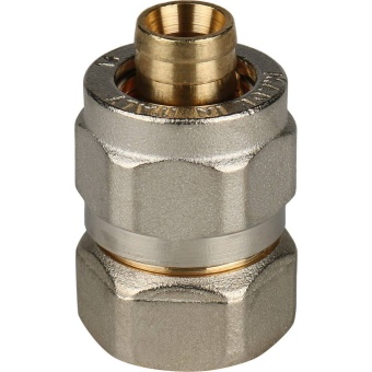 STOUT Переходник с внутренней резьбой 1/2"х16 для металлопластиковых труб винтовой