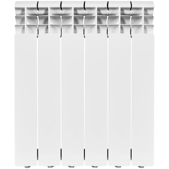 ROMMER Profi BM 500 (BI500-80-80-150) Profi BM 500 (BI500-80-80-150) 6 секции радиатор биметаллический (RAL9016)