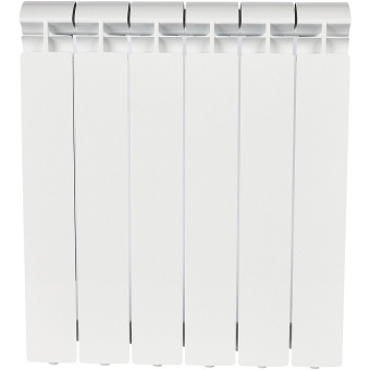 ALPHA 500 6 секций радиатор алюминиевый боковое подключение (белый RAL 9016)