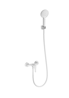 Смеситель для душа WONZON & WOGHAND, Белый матовый (WW-4540-MW)