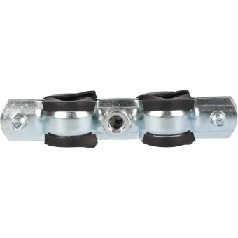STOUT SAC-0020-Комплекты SAC-0020-200038 STOUT Двойной хомут для труб, комплект: хомут+шпилька шуруп +дюбель пластиковый 3/8"(15-19)