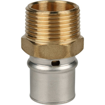 STOUT Переходник с наружной резьбой 1"х26 для металлопластиковых труб прессовой