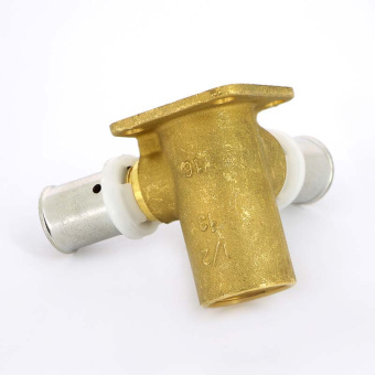 Водорозетка пресс-В проходная UNI-FITT 16х1/2"x16