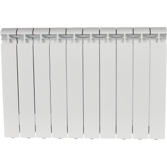 ALPHA 500 10 секций радиатор алюминиевый боковое подключение (белый RAL 9016)