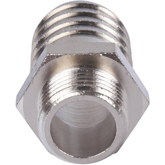 STOUT Штуцер НР никелированный 1/2"x25