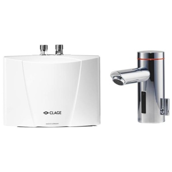 Проточный водонагреватель CLAGE E-mini MBX 3 Lumino