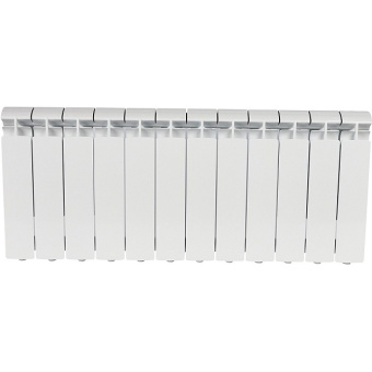 ALPHA 350 12 секций радиатор алюминиевый боковое подключение (белый RAL 9016)
