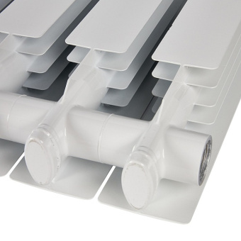 ALPHA 350 12 секций радиатор алюминиевый боковое подключение (белый RAL 9016)