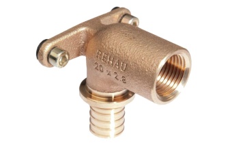 Настенный угольник Rehau Rautitan с внутр резьбой 25-Rp 3/4 RX короткий патрубок