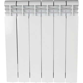 VEGA 500 6 секций радиатор алюминиевый боковое подключение (белый RAL 9016)