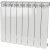 ALPHA 500 8 секций радиатор алюминиевый боковое подключение (белый RAL 9016)
