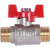 ROMMER Шаровой кран 1/2" НР/НР, ручка бабочка