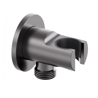 Шланговое подключение с держателем WONZON & WOGHAND, Темный графит (WW-HZ2319-BGM)