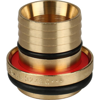 STOUT Угольник-переходник с наружной резьбой 1"x32 для металлопластиковых труб винтовой