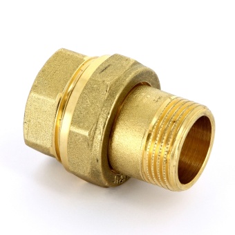 Разъемное соединение НВ с плоской прокладкой UNI-FITT 1" прямое