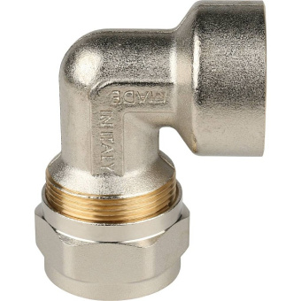 STOUT Угольник-переходник с внутренней резьбой 1"x26 для металлопластиковых труб винтовой