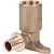 STOUT Угольник настенный с длинным нарезным патрубком 16-Rp 1/2"