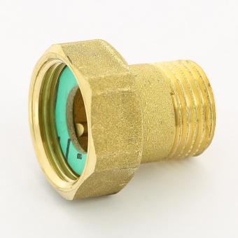 Соединение с накидной гайкой НВ 1/2" x 3/4" с плоской прокладкой