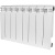 ALPHA 350 8 секций радиатор биметаллический боковое подключение (белый RAL 9016)