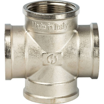 STOUT Крестовина ВВ никелированная 1"1/2