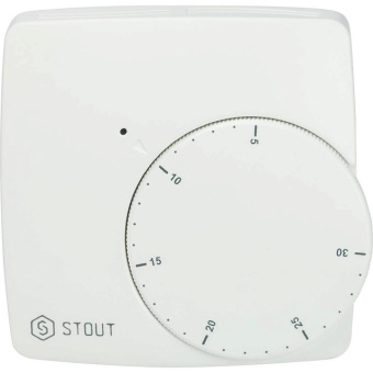 STOUT STE-0002 Проводной электронный термостат WFHT-BASIC со светодиодом