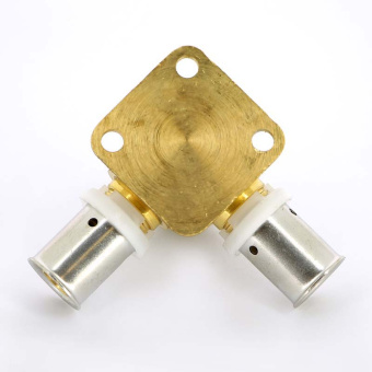 Водорозетка пресс-В проходная UNI-FITT 16х1/2"x16