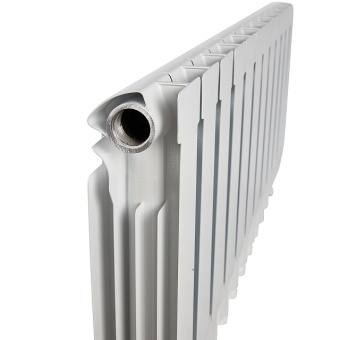 ALPHA 350 12 секций радиатор алюминиевый боковое подключение (белый RAL 9016)