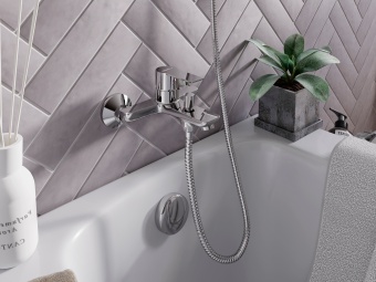 Смеситель для ванны с душем STWORKI by Damixa Хельсинки HFHS10000 хром