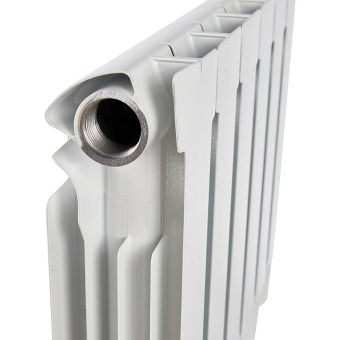 ALPHA 350 6 секций радиатор алюминиевый боковое подключение (белый RAL 9016)