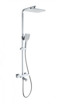 Душевая система с термостатом WONZON & WOGHAND STAY 3, Хром (WW-B3026-T1-CR)