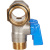STOUT SMB 6211 341202 STOUT Коллектор с шаровыми кранами 3/4", 2 отвода 1/2" (синие ручки)