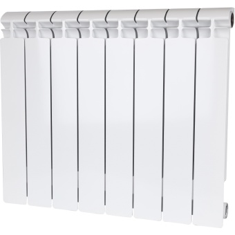 ALPHA 500 8 секций радиатор биметаллический боковое подключение (белый RAL 9016)