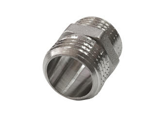 Ниппель с никелевым покрытием (наруж.-наруж.)