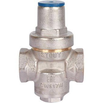 STOUT Редуктор давления PN16 вн/вн 1/2" без подкл. манометра