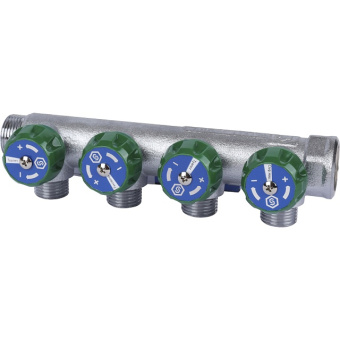 STOUT SMB-6850-341204 STOUT Коллектор регулирующий 3/4", 4 отвода 1/2"