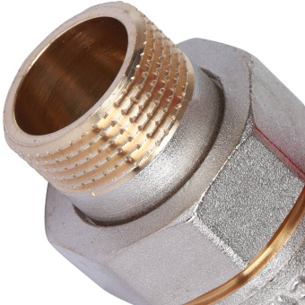 ROMMER Шаровой кран с американкой 3/4" ВН/НР, ручка бабочка