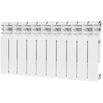 ROMMER Profi BM 350 (BI350-80-80-130) Profi BM 350 (BI350-80-80-130) 10 секций радиатор биметаллический (RAL9016)