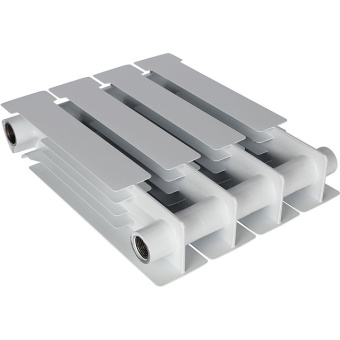 ALPHA 350 4 секций радиатор биметаллический боковое подключение (белый RAL 9016)