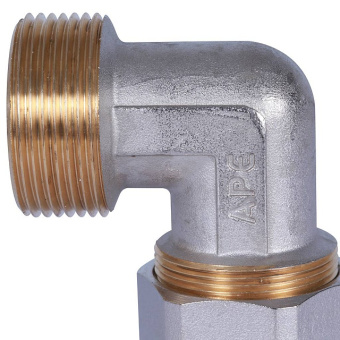 STOUT Угольник-переходник с наружной резьбой 1 1/4"x32 для металлопластиковых труб винтовой