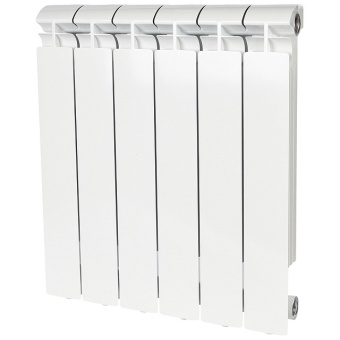 ALPHA 500 6 секций радиатор алюминиевый боковое подключение (белый RAL 9016)