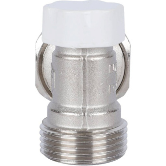 STOUT SVL Клапан запорно-балансировочный угловой, 1/2" х 3/4"ЕК